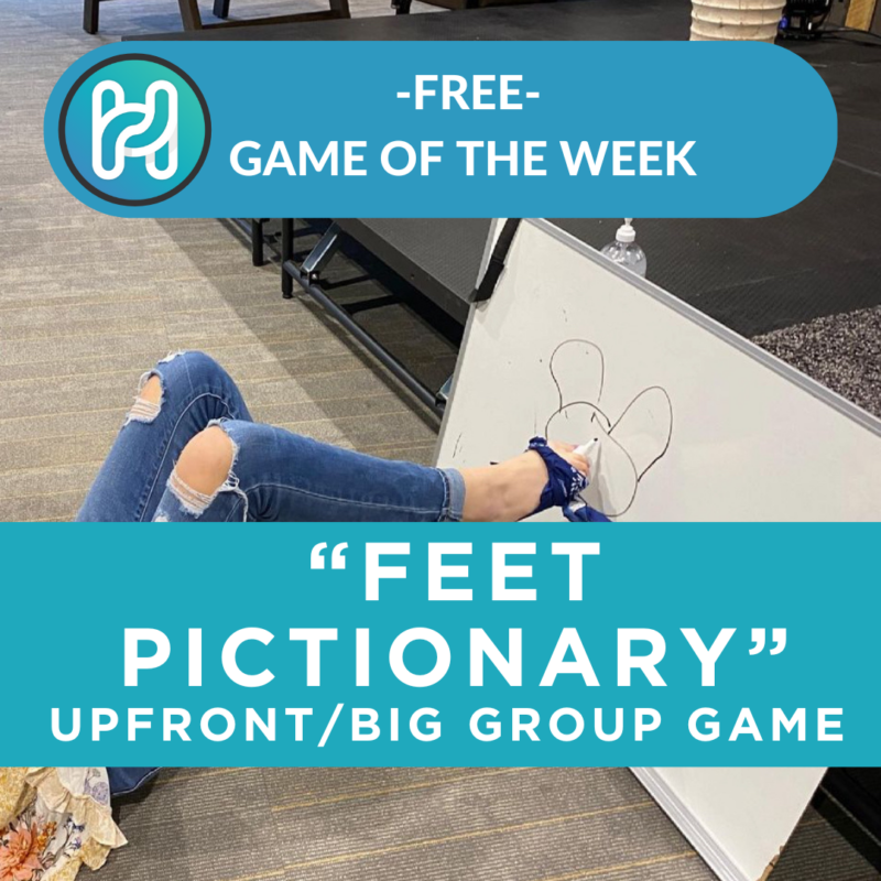 Feet Pictionary Game