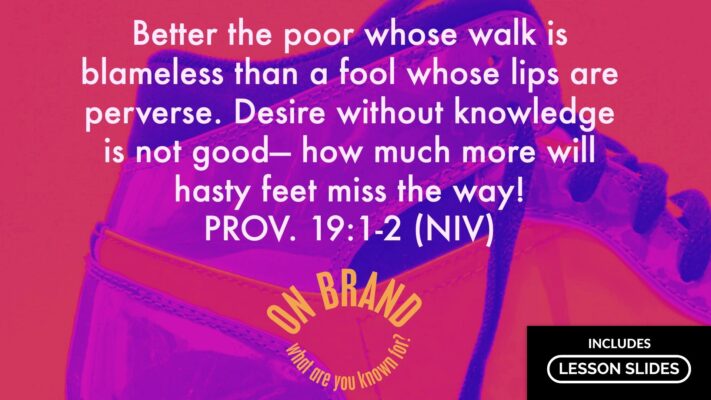 On Brand – One Night - Youth Ministry Hub