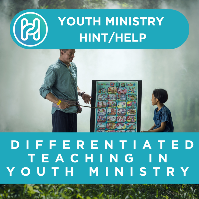 Differentiated Teaching in Youth Ministry