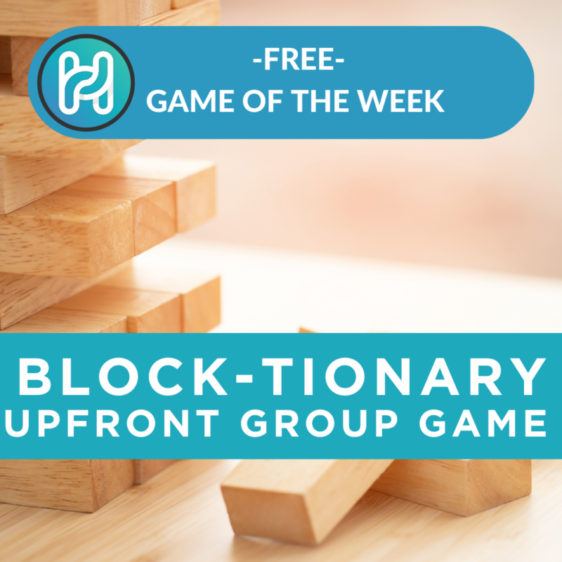 Block-tionary youth group game