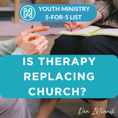 is therapy replacing church