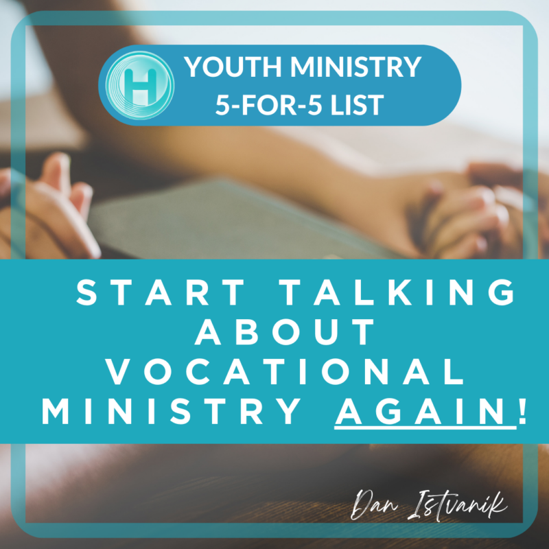 Talk About Vocational Ministry Again!
